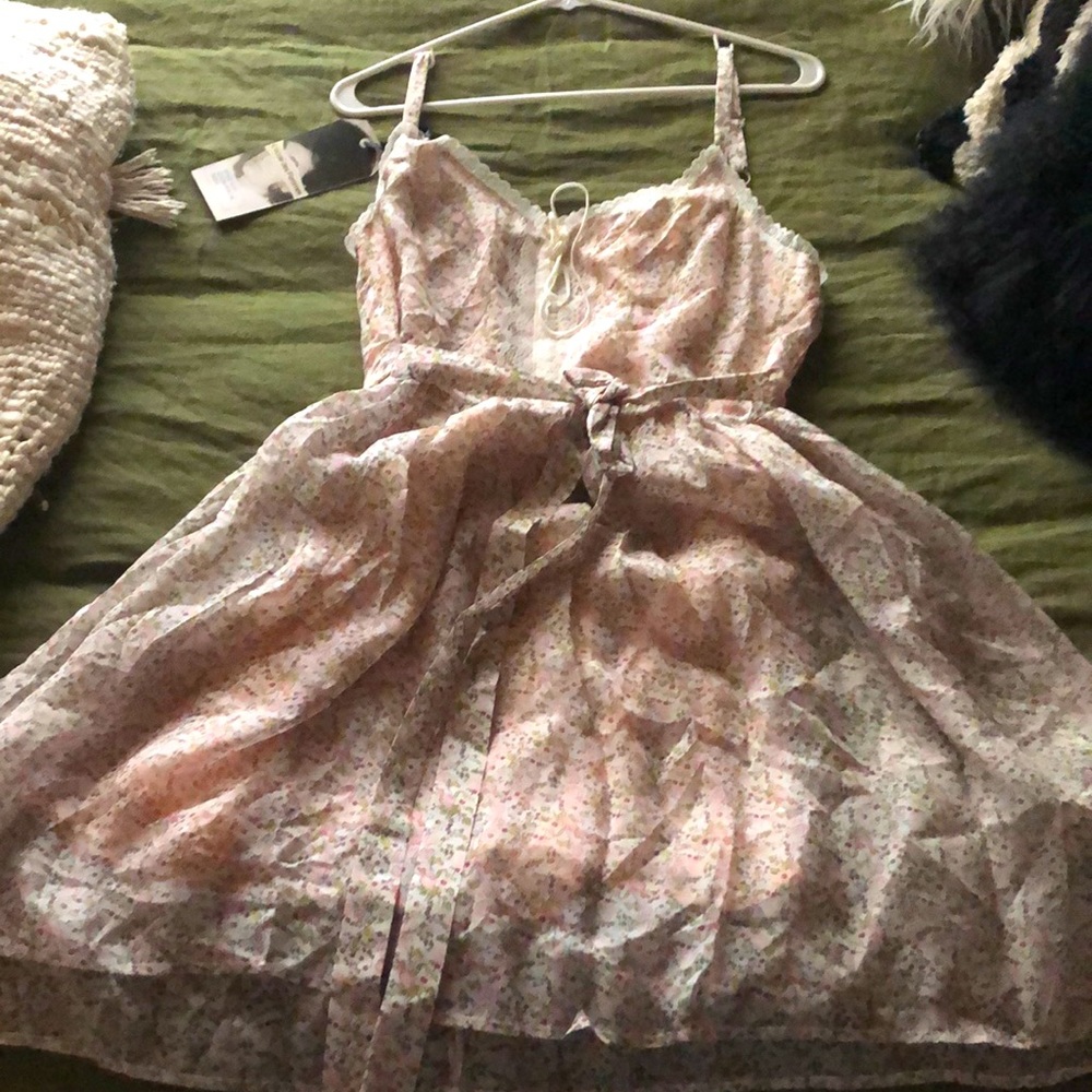 L’ecole Des Femmes Chiffon Floral Dress